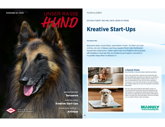 Artikel im VDH Unser Rasse Hund Ausgabe 02 | 2026